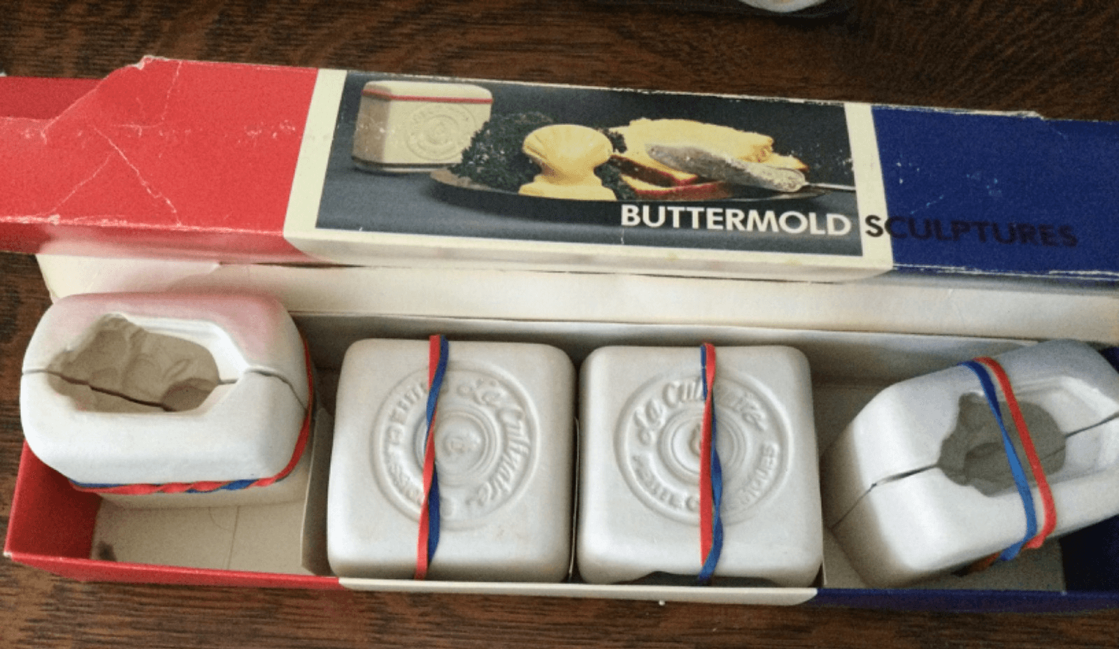 La Culinaire Set/4 Snail Shell Butter Molds Ceramic Petite Classiques NOS - Thumbnail 5