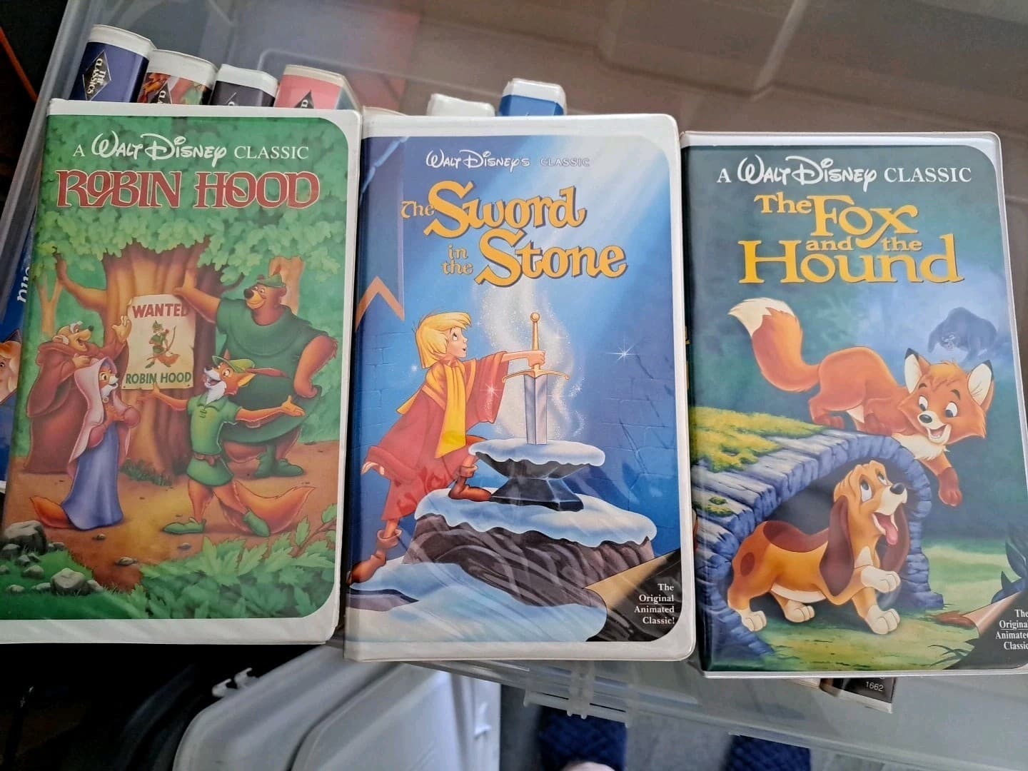 DISNEY Black Diamond VHS Lot of 16 w/Banned Little Mermaid, Beauty, Dumbo, Lady - Thumbnail 6