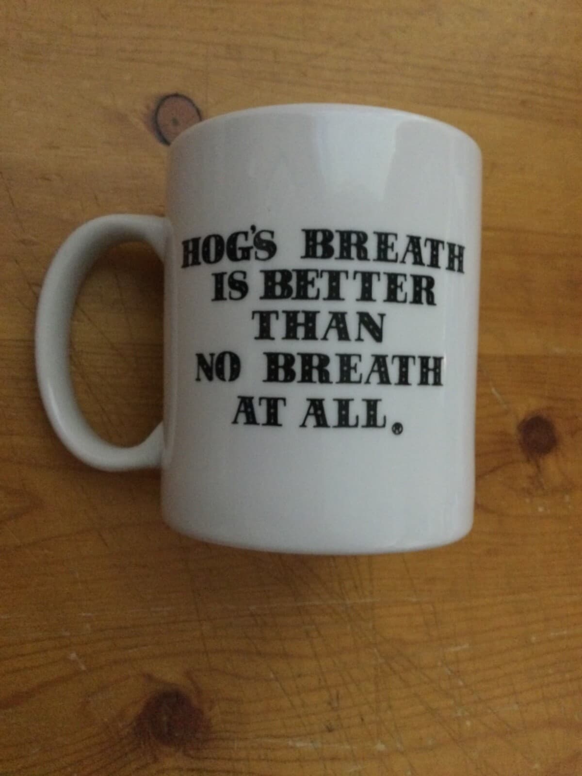 Hog's Breath Saloon NEW ORLEANS French Quarter Bar Souvenir Coffee Mug Cup IYKYK - Thumbnail 4