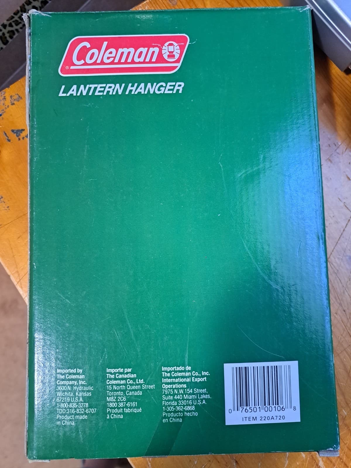 Coleman Lantern Light Holder for Tree Post Camping Tents Terrace NIB - Thumbnail 3
