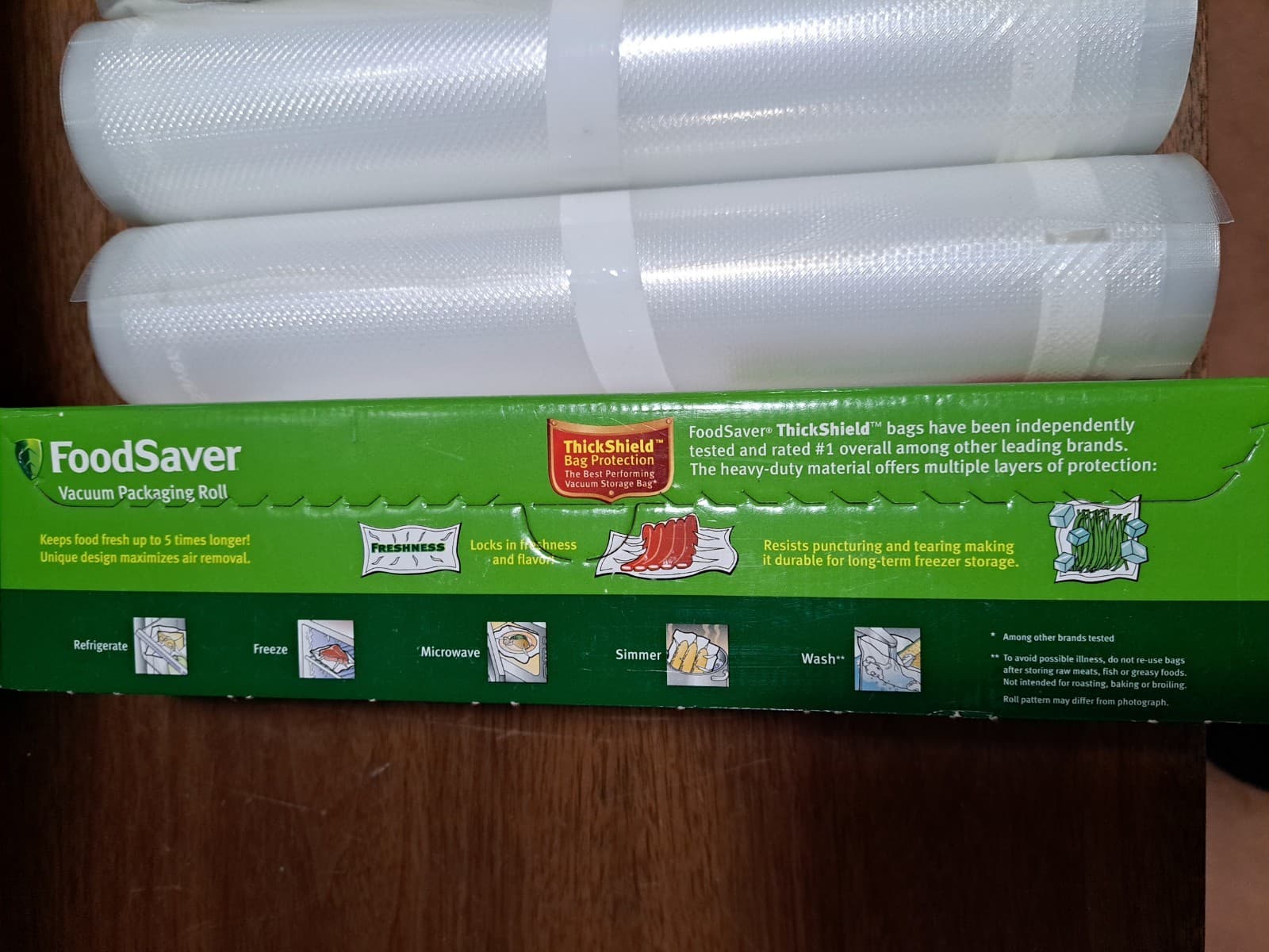FoodSaver Lot Of 4 Large 11" Sealer Rolls OEM - Thumbnail 5