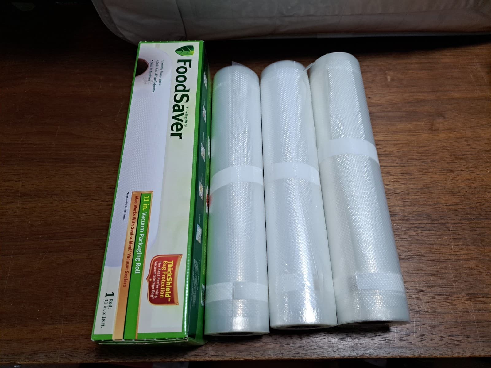 FoodSaver Lot Of 4 Large 11" Sealer Rolls OEM - Thumbnail 3