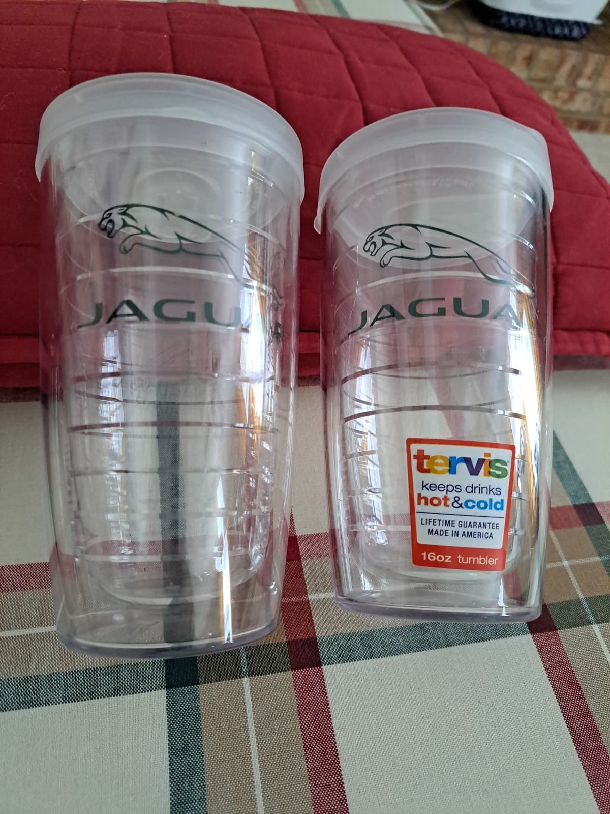 Tervis 16oz JAGUAR Tumbler W/Lid Insulated Travel Mug Made In USA Lot Of 2 NWT - Thumbnail 5