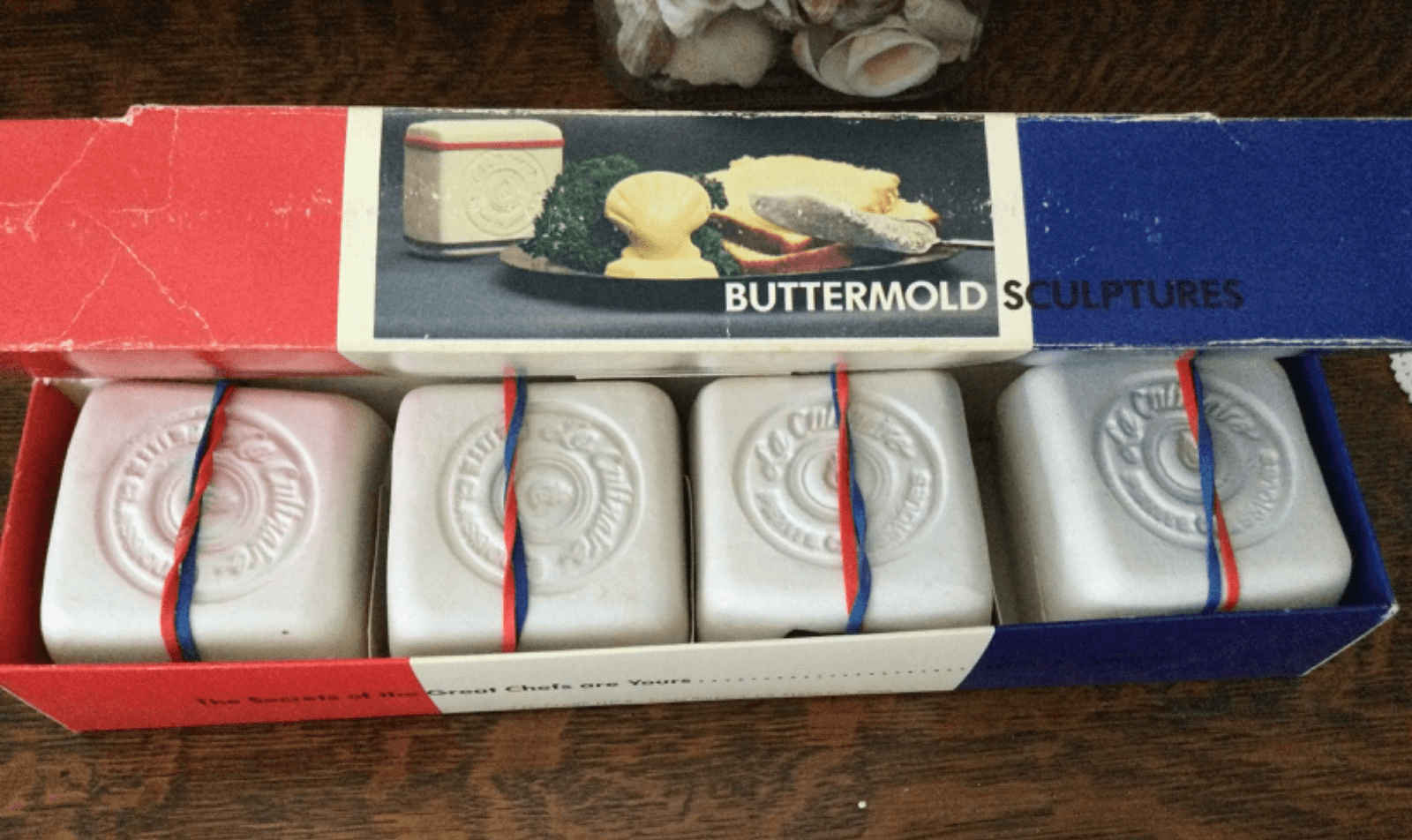 La Culinaire Set/4 Snail Shell Butter Molds Ceramic Petite Classiques NOS - Thumbnail 6