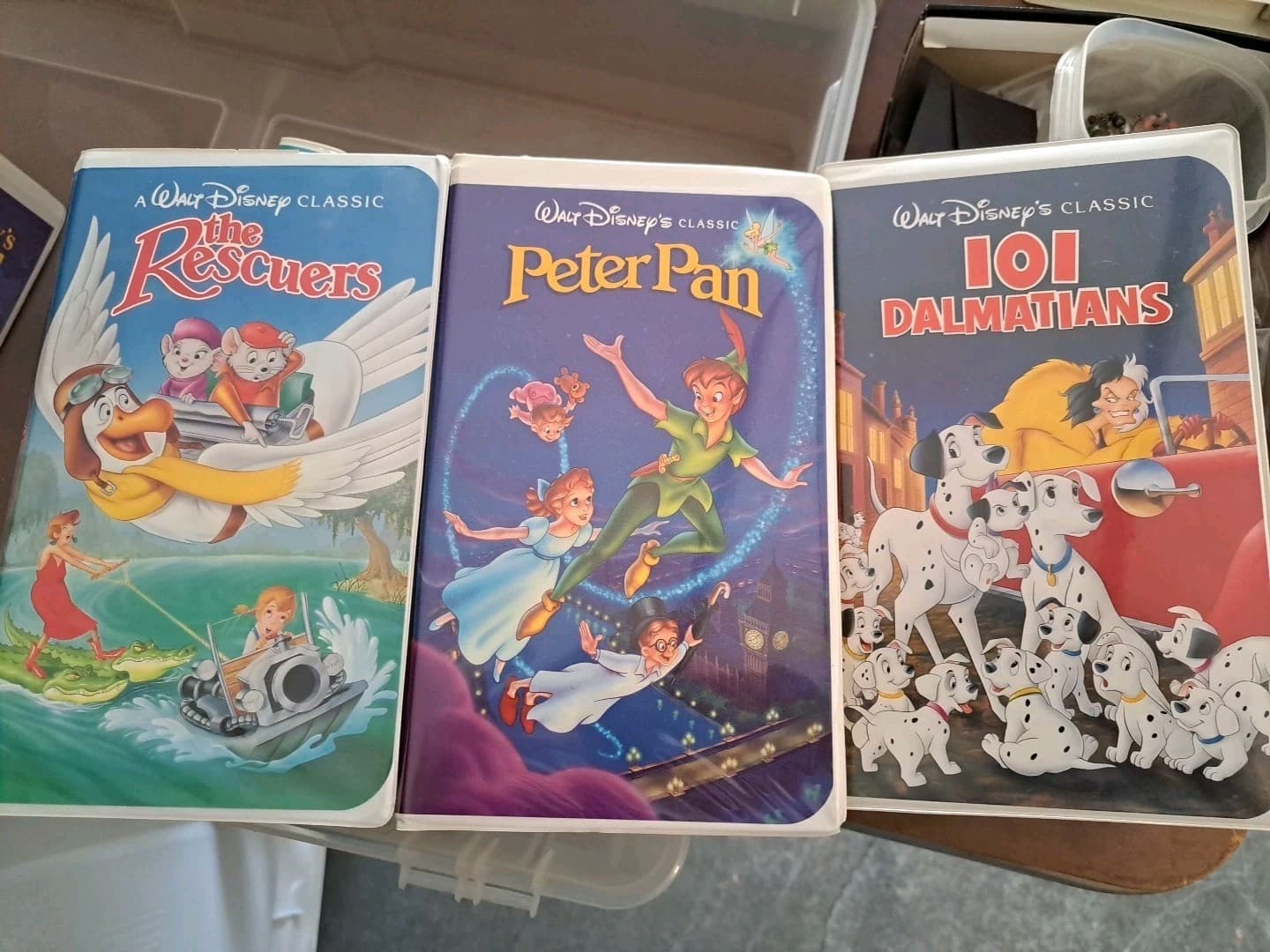 DISNEY Black Diamond VHS Lot of 16 w/Banned Little Mermaid, Beauty, Dumbo, Lady - Thumbnail 4