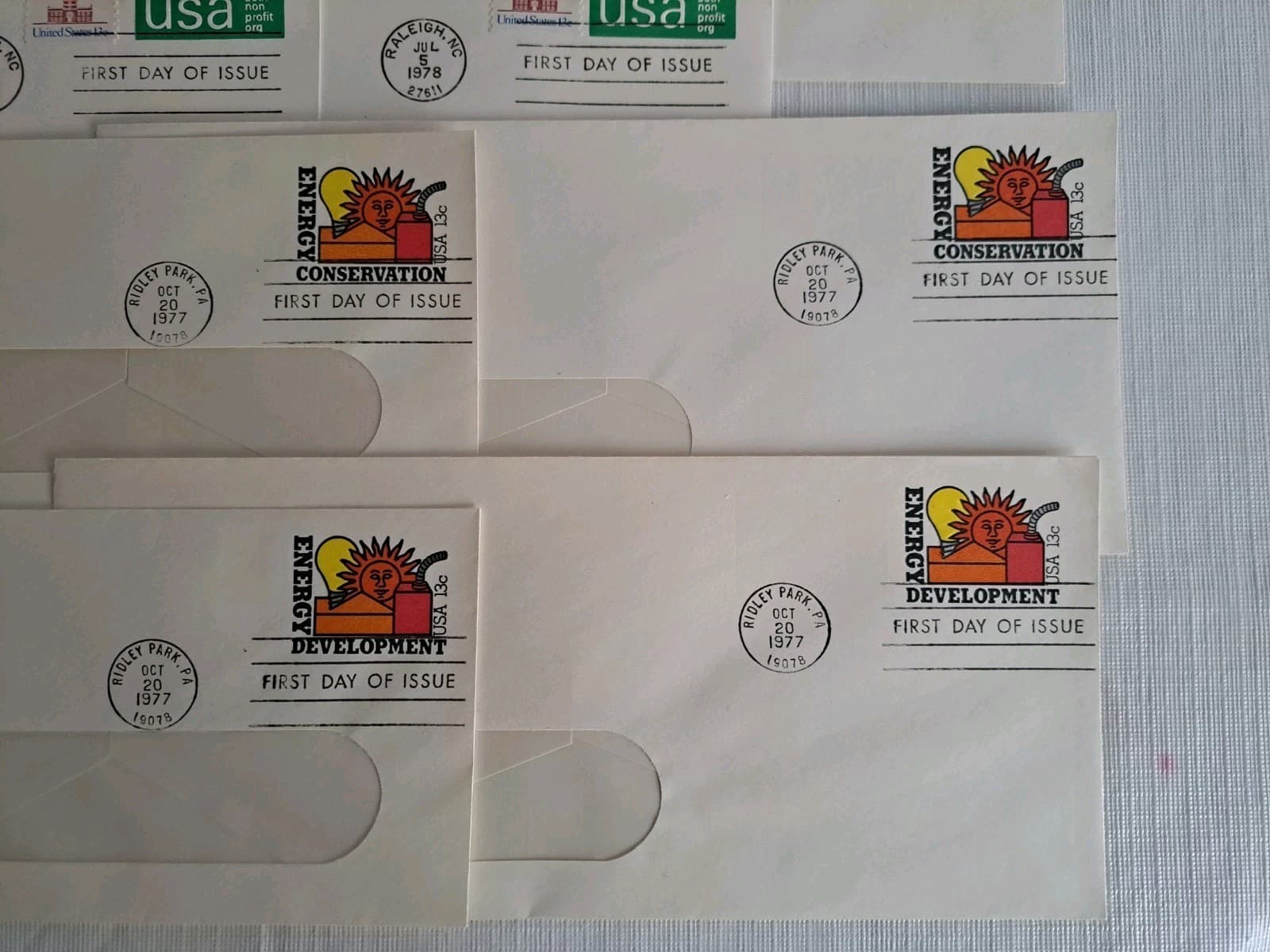 20 First Day of Issue Covers US Stamps on Envelopes Lot 579-581 584-587 590 599 - Thumbnail 5