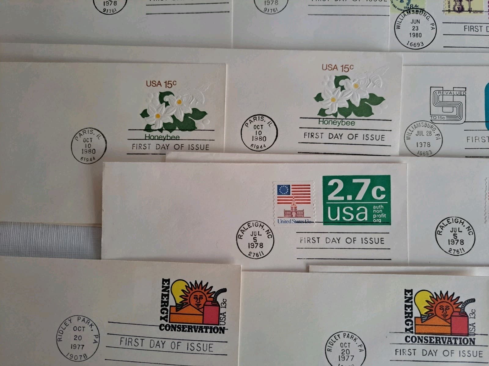 20 First Day of Issue Covers US Stamps on Envelopes Lot 579-581 584-587 590 599 - Thumbnail 6