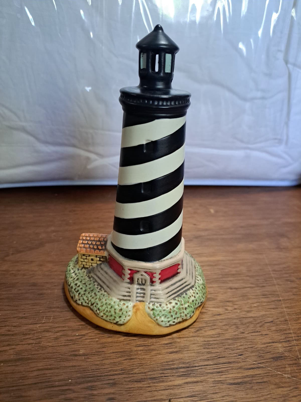 1993 Geo. Z. Lefton 1870 Cape Hatteras Lighthouse NC #01188 Handpainted - Thumbnail 3