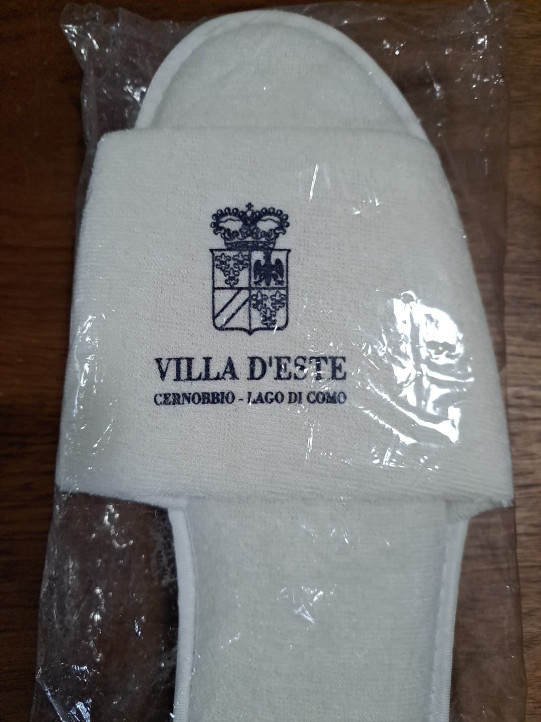 Villa D’Este - Lake Como Italy Hotel Spa Slippers - Thumbnail 4