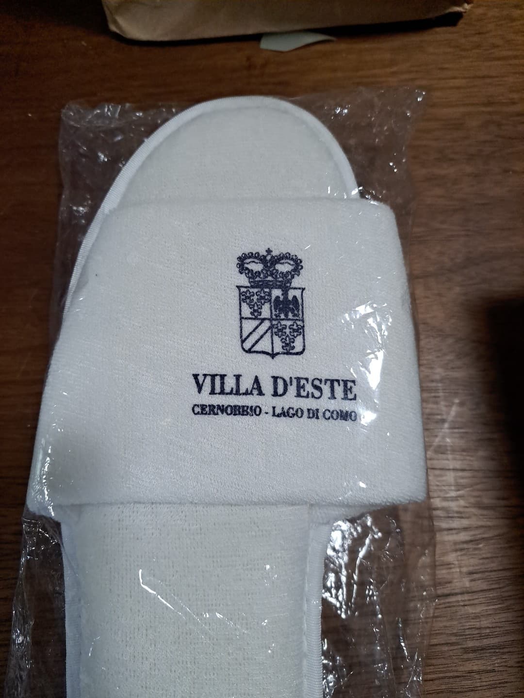 Villa D’Este - Lake Como Italy Hotel Spa Slippers - Thumbnail 3