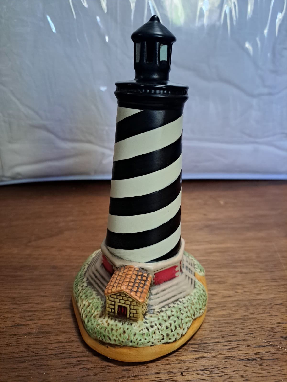 1993 Geo. Z. Lefton 1870 Cape Hatteras Lighthouse NC #01188 Handpainted - Thumbnail 2