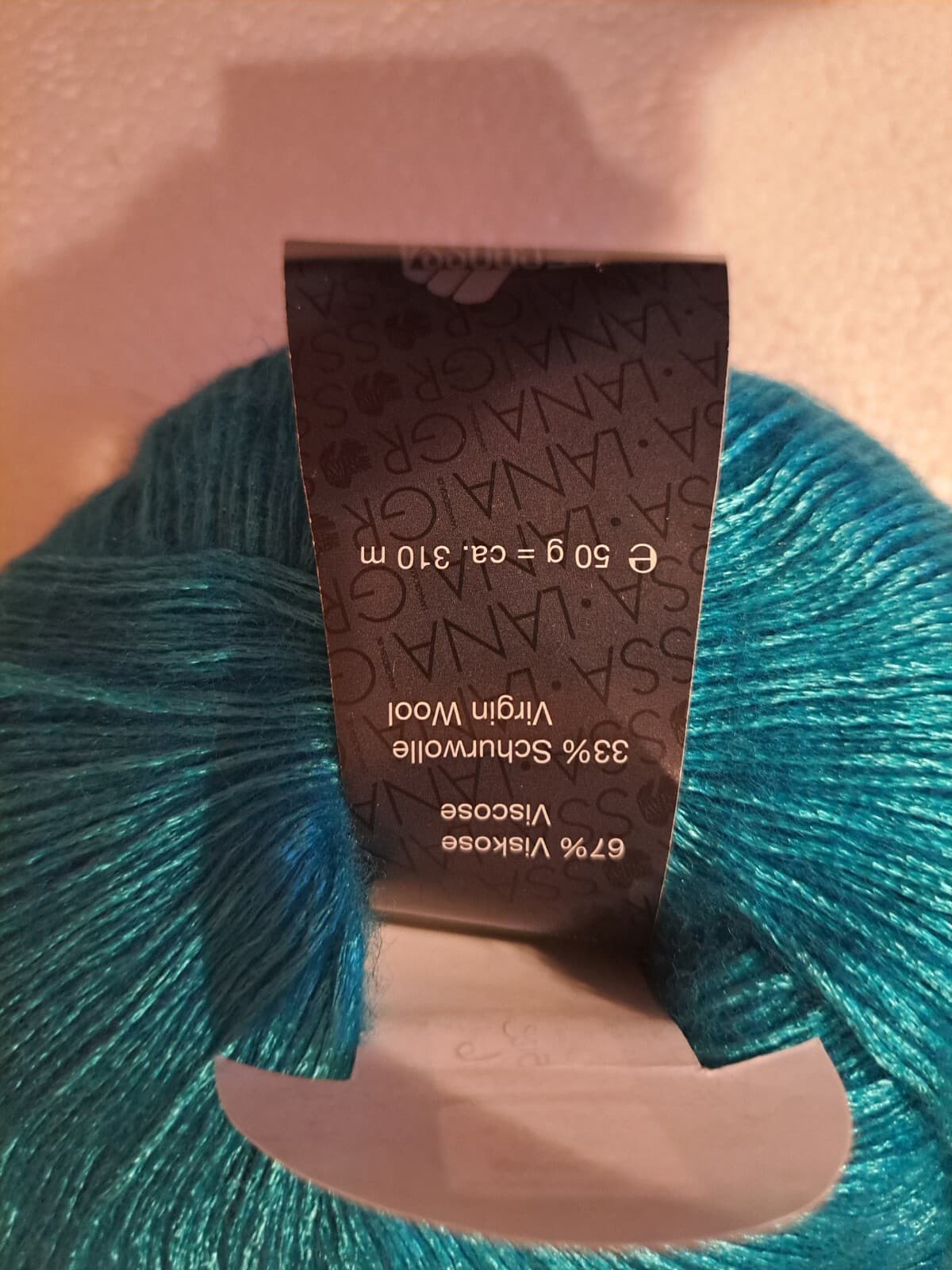 Lana Grossa Lace Lux Yarn 4 Ball Skeins Made In Italy Viscose Wool NEW - Thumbnail 8