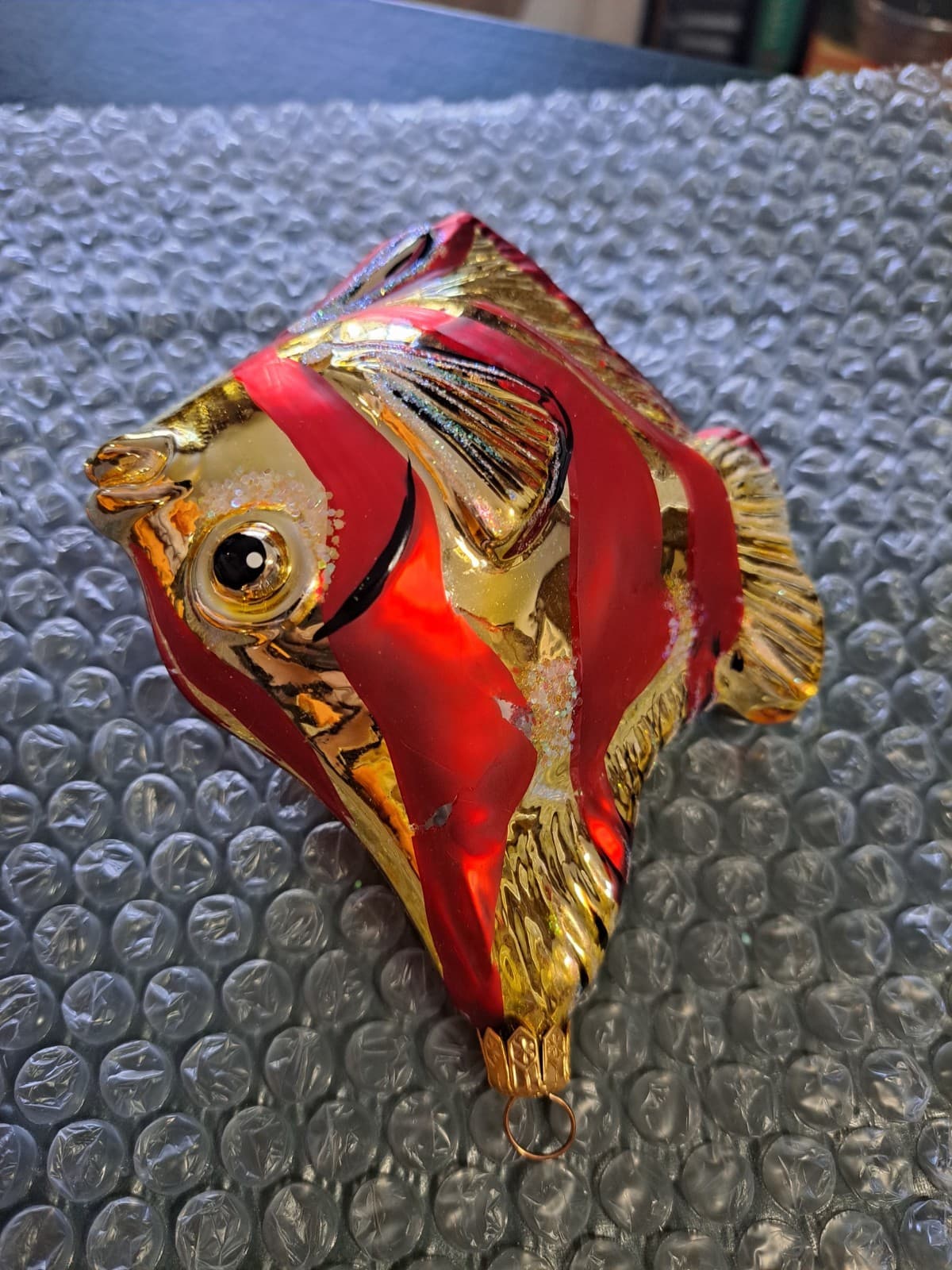 Kurt Adler Polonaise Tropical Angel Fish Glass Ornament Christmas Holiday - Thumbnail 7