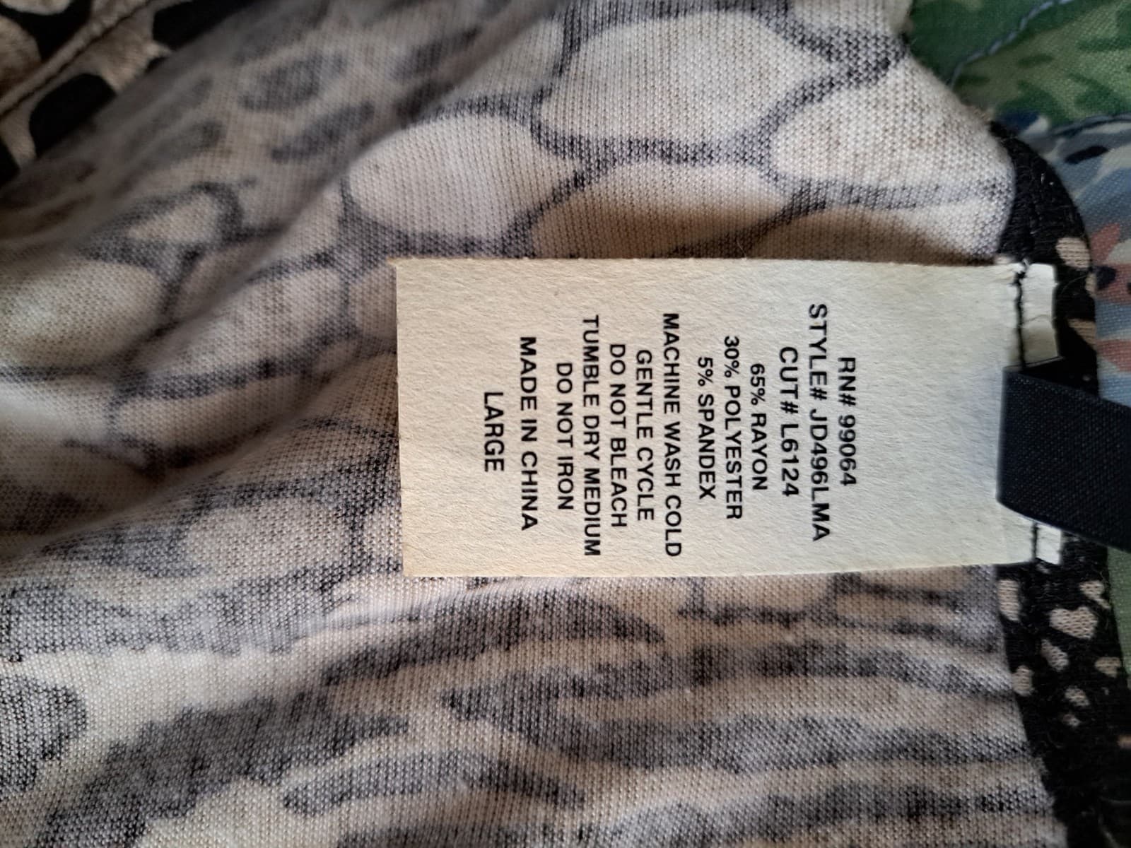 Swell Maxi Dress Size L Animal Print Sundress Boho Razer Back Scoop Neck Tank - Thumbnail 5