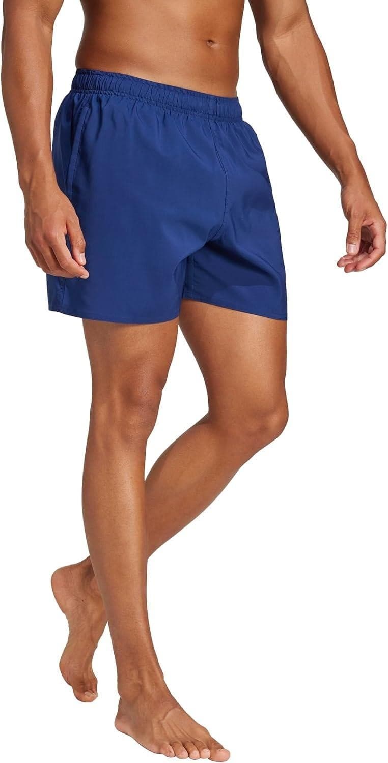 adidas Men's CLX Solid Swim Shorts Trunks Medium Dark Blue - Thumbnail 2