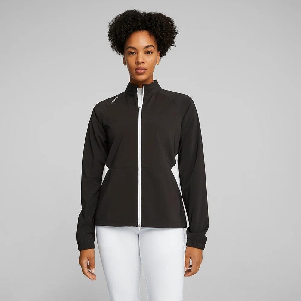 Puma Women's Monterey Wind Jacket Black Small $126 Value - Thumbnail 7