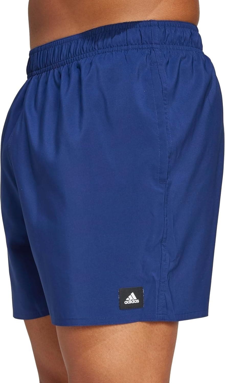 adidas Men's CLX Solid Swim Shorts Trunks Medium Dark Blue - Thumbnail 6