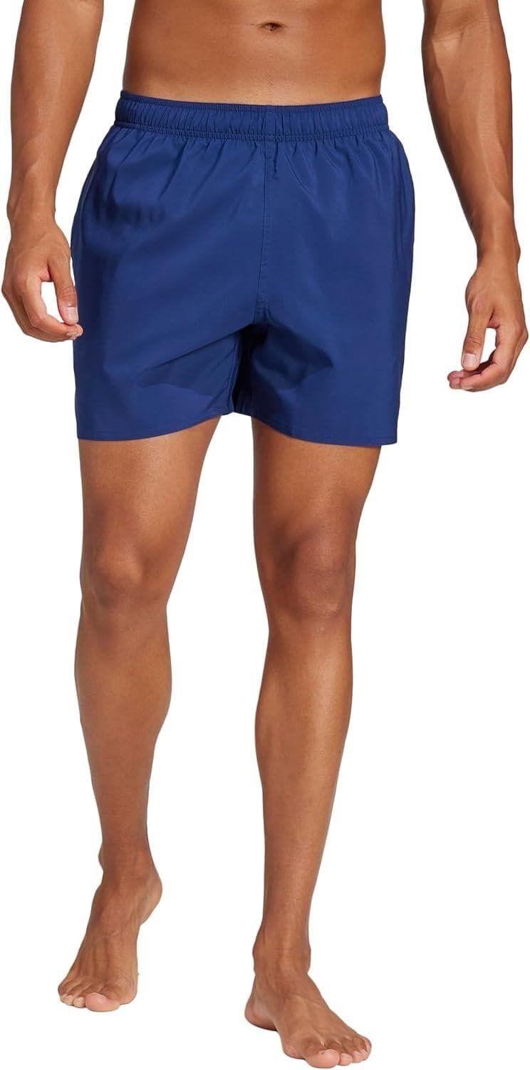 adidas Men's CLX Solid Swim Shorts Trunks Medium Dark Blue - Thumbnail 4