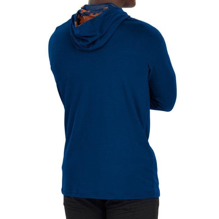 Zubaz Men's Denver Broncos Elevated Camo Lightweight Hoodie Blue Large - Thumbnail 3