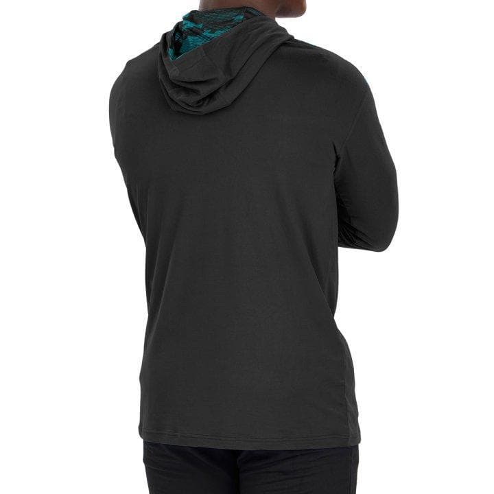 Zubaz Men's Jacksonville Jaguars Elevated Camo Lightweight Hoodie Black Large - Thumbnail 2