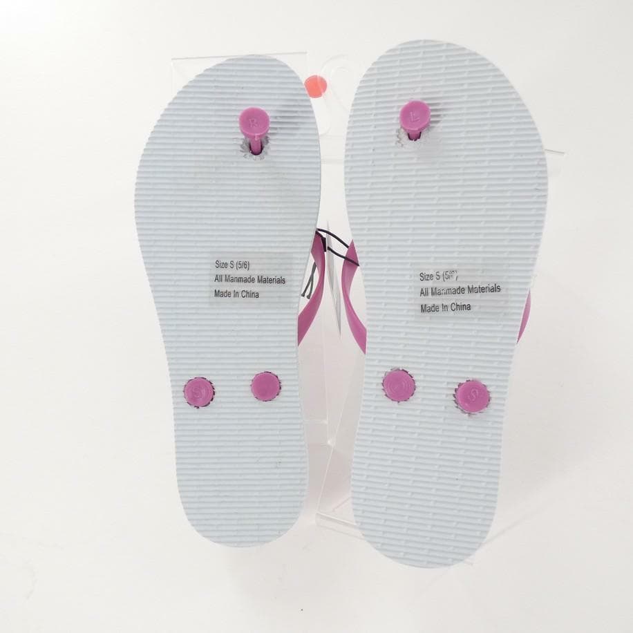 West Loop Women's Flip Flops Thongs Splatter Paint S (5-6) M (7-8) L (9-10) - Thumbnail 4