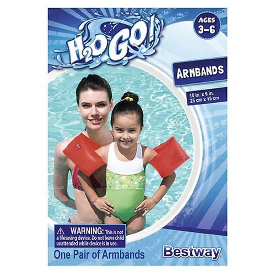 H2O GO Children's Inflatable Floaties Armbands Swimming Water Wings Pool Beach - Thumbnail 4