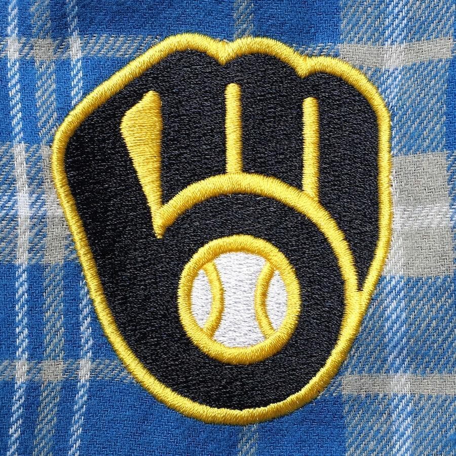Concepts Sport Men's Milwaukee Brewers Flannel Pajama Pants 3XLT $50 Value - Thumbnail 2