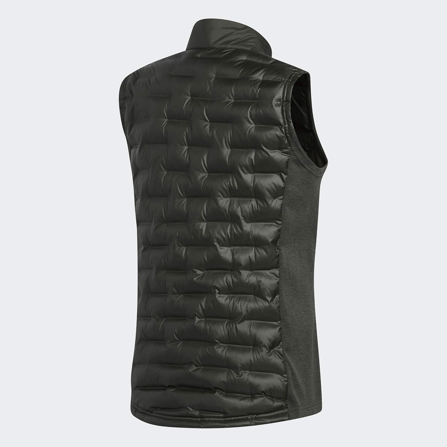 Adidas Women's FrostGuard Full-Zip Down Vest Forest Green Small $156 Value - Thumbnail 7