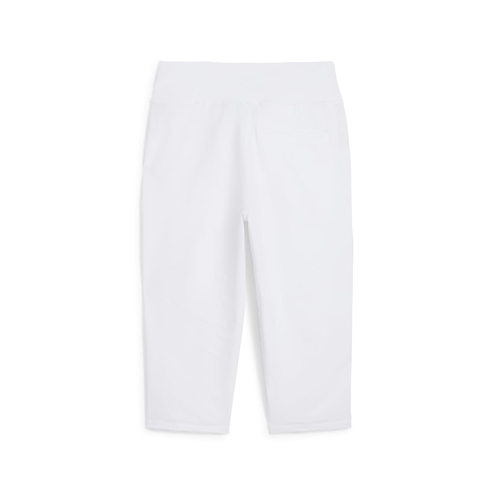 Puma Women's Soft Stretch High Rise DryCell Everyday UPF Capris White Medium - Thumbnail 6