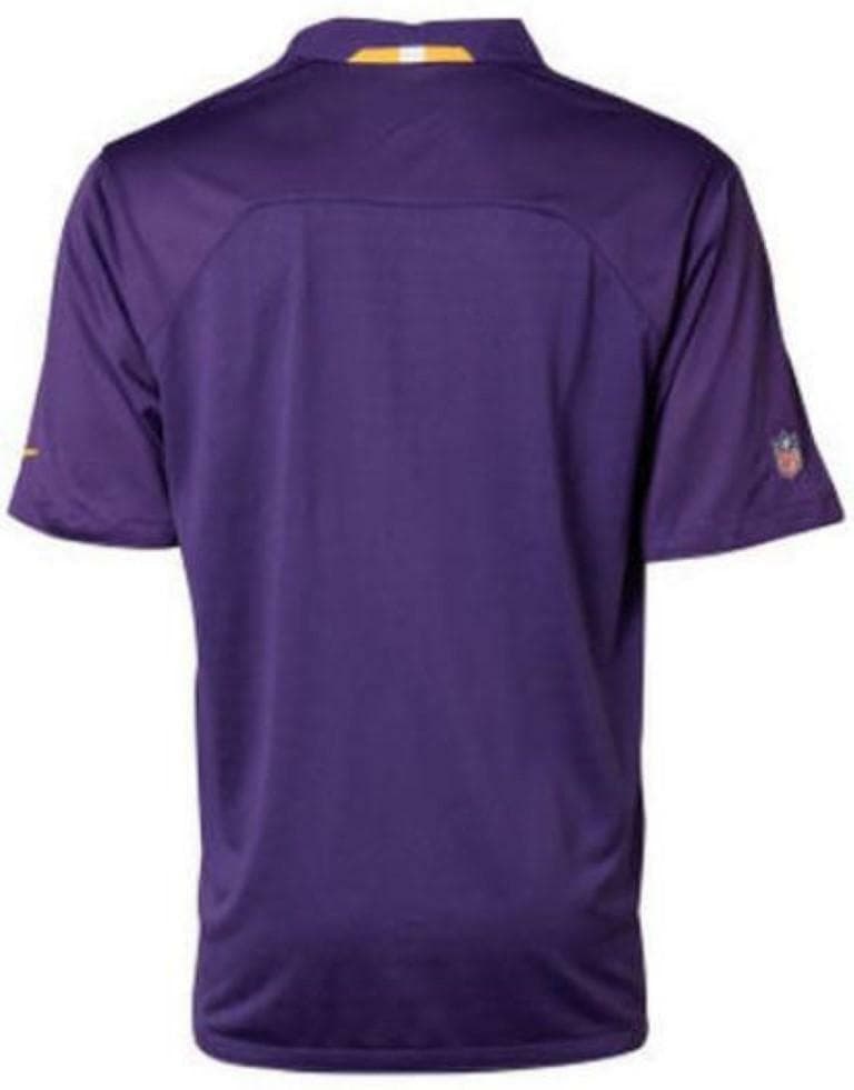Nike Men's Minnesota Vikings Dri-Fit Coaches Polo Purple Medium MSRP $70 - Thumbnail 2