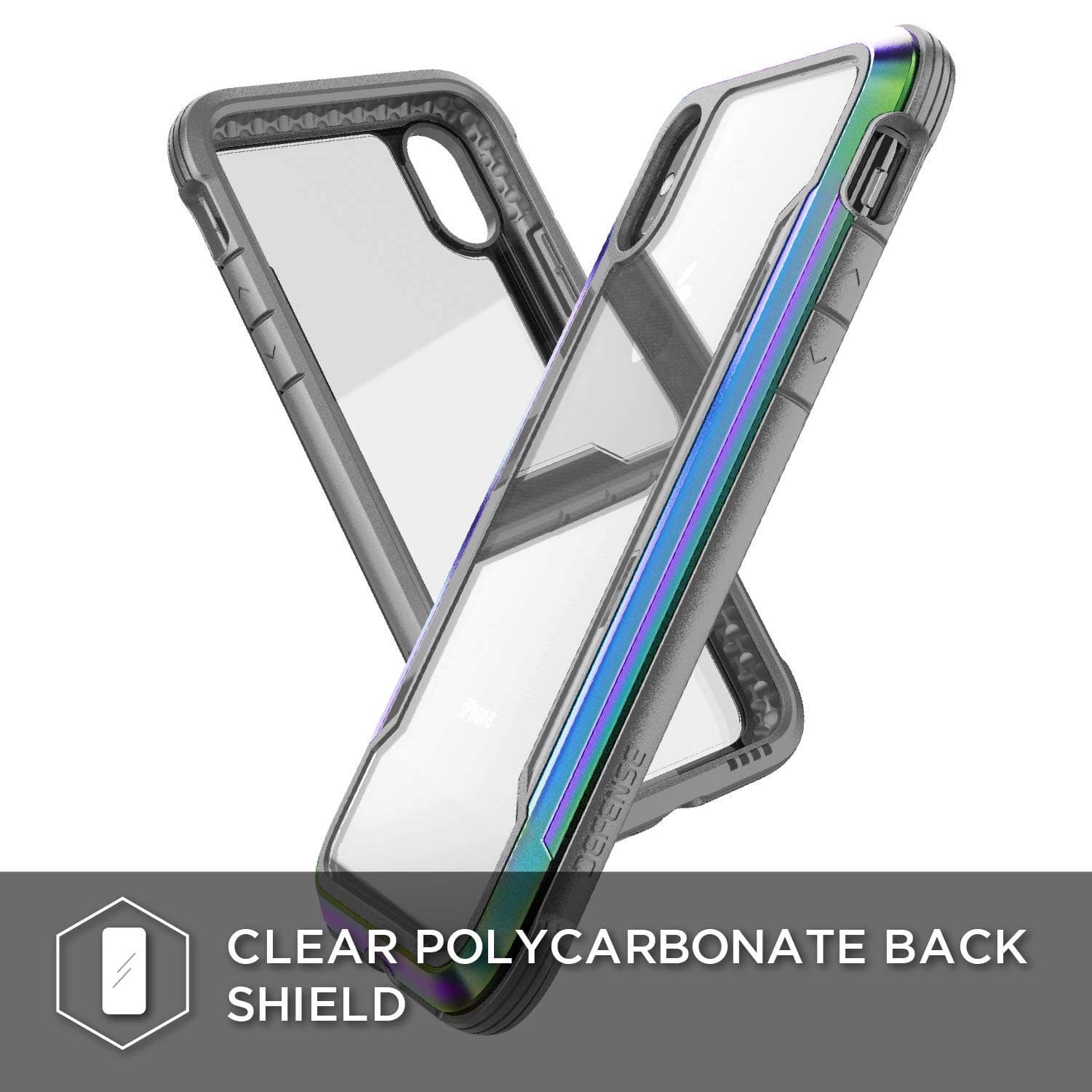 X-Doria Defense Shield Case Apple iPhone XS Max Iridescent Protective - Thumbnail 4