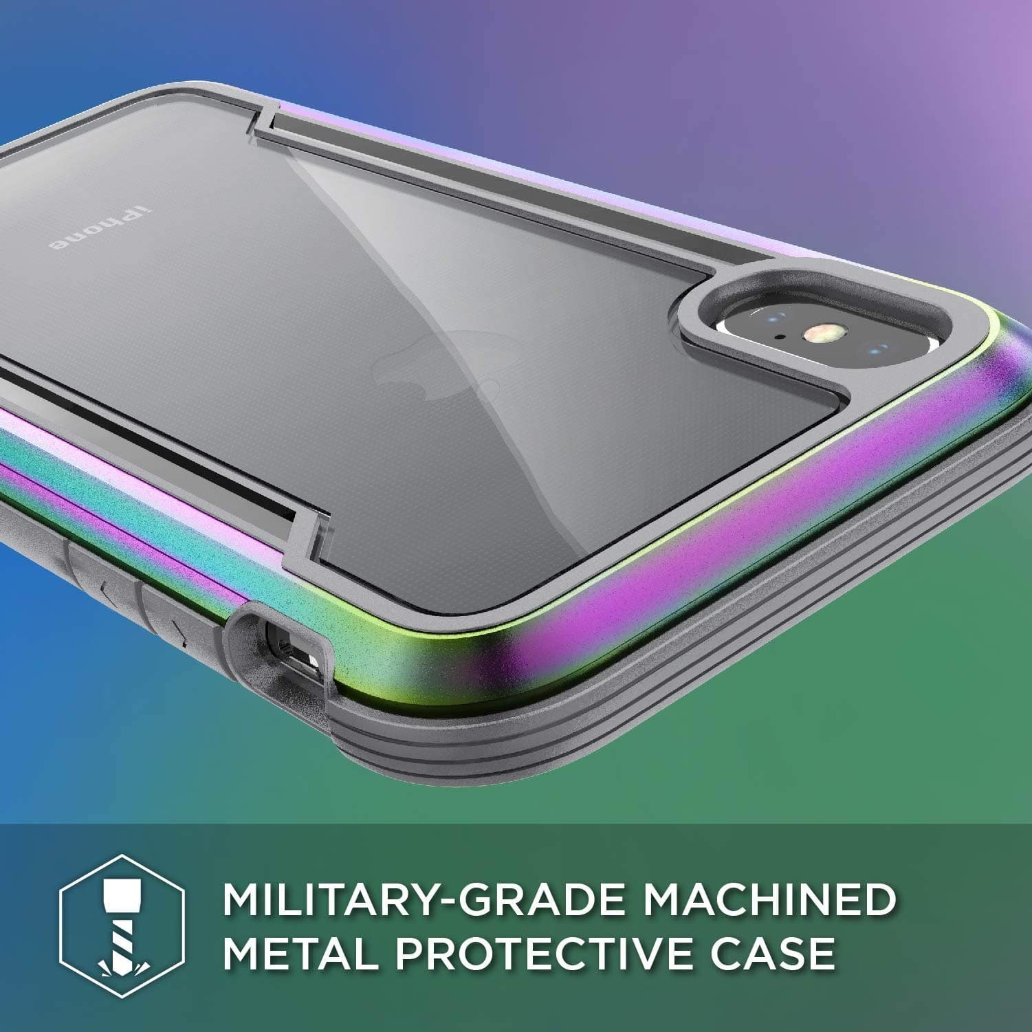 X-Doria Defense Shield Case Apple iPhone XS Max Iridescent Protective - Thumbnail 2