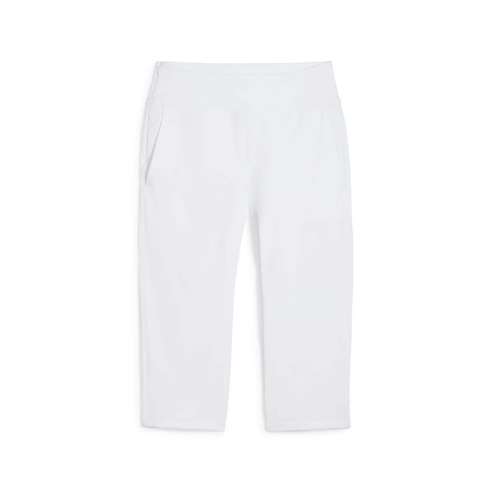 Puma Women's Soft Stretch High Rise DryCell Everyday UPF Capris White Medium - Thumbnail 5