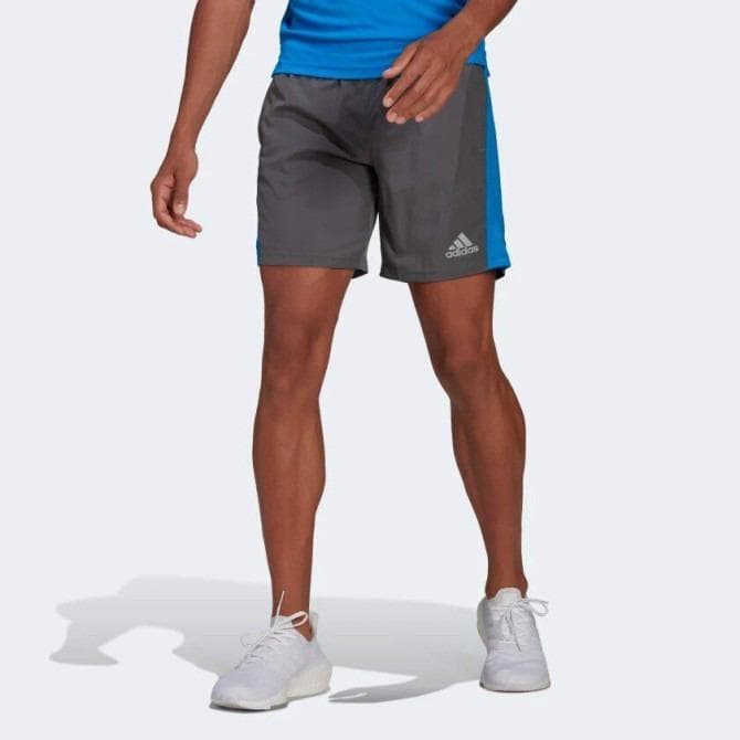 Adidas Men's Own The Run Cooler Athletic Shorts X-Large Cool Gray $40 Value - Thumbnail 10