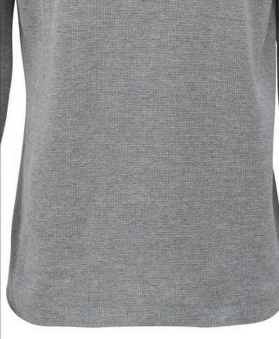 Colony Men's Rutgers Scarlet Knights Thermal Waffle Henley Shirt Gray Medium - Thumbnail 4