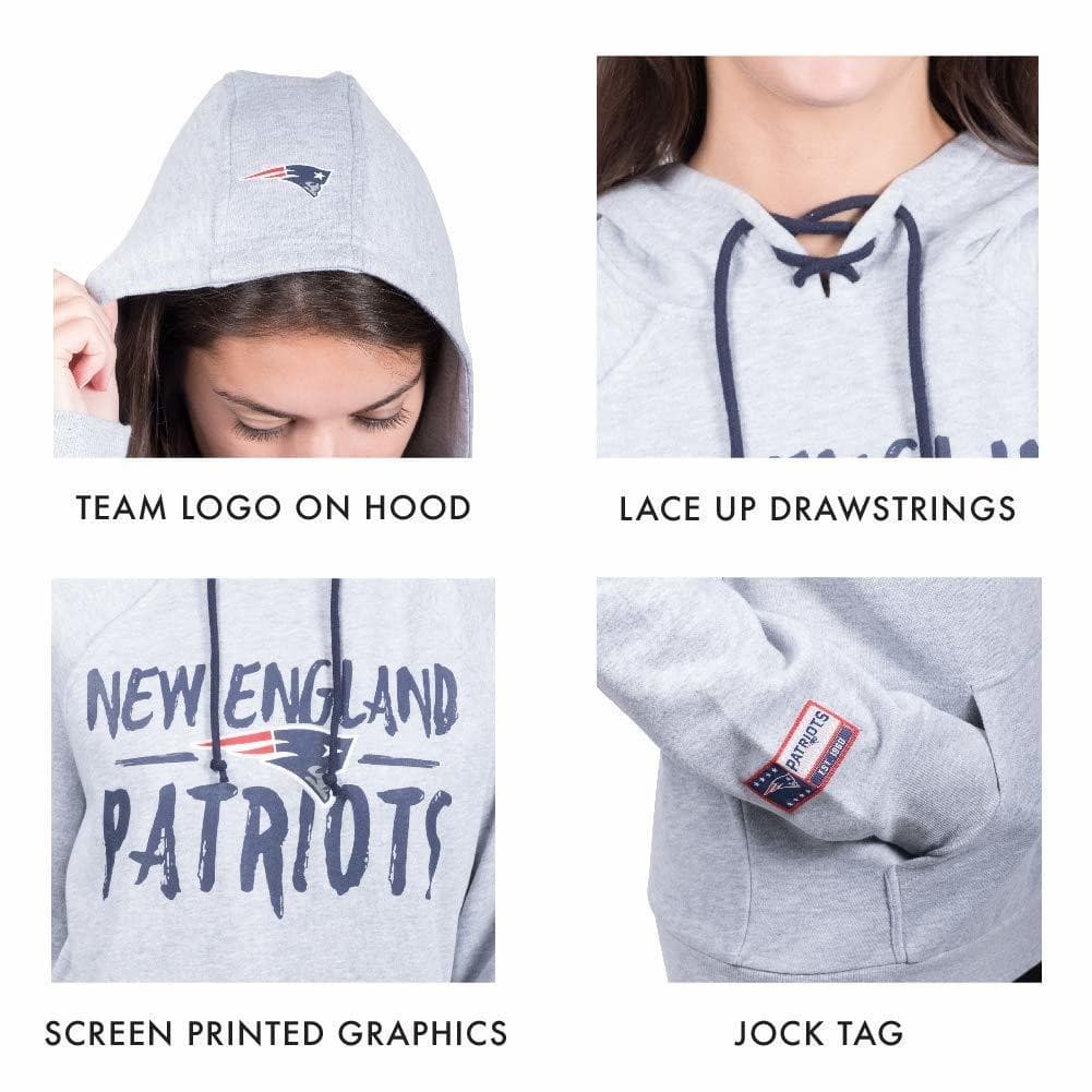 Ultra Game Women's Seattle Seahawks Pullover Hoodie Small White $75 Value - Thumbnail 4
