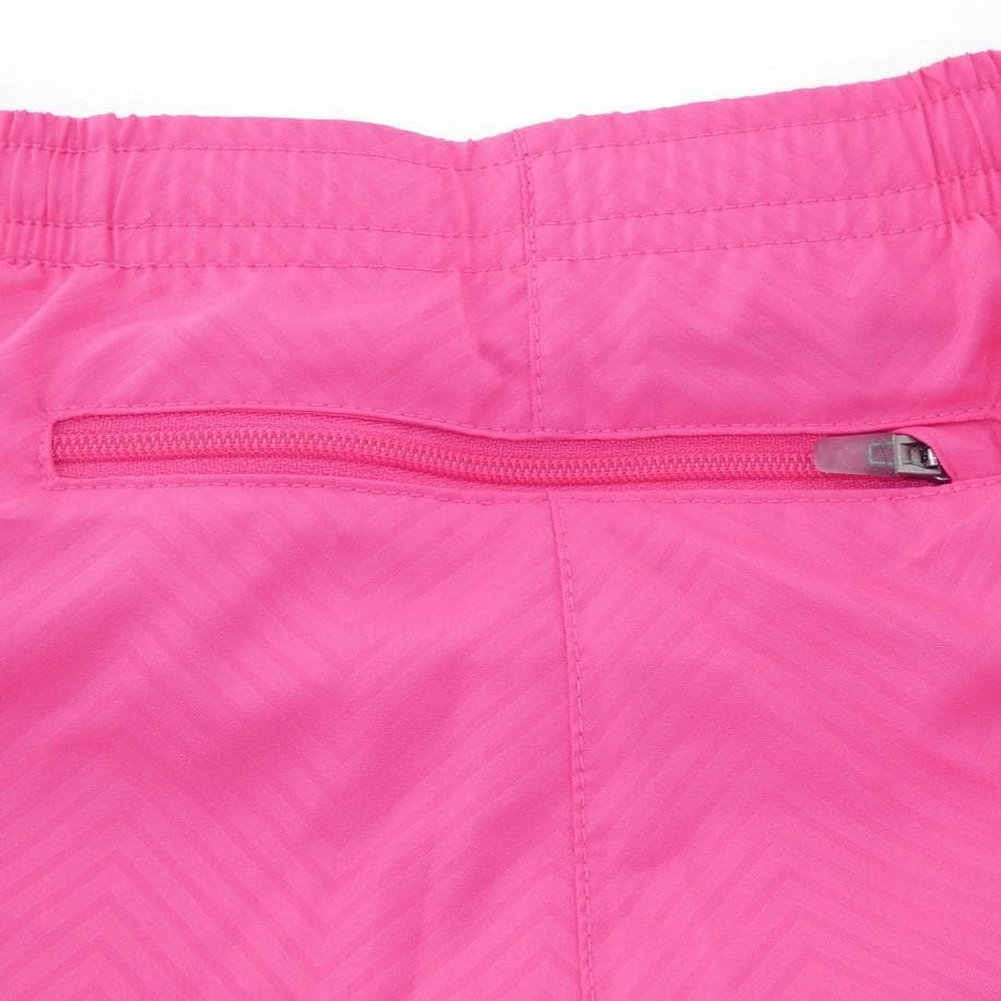 Nike Women's Dri-Fit Embossed Print Cancer Awareness Tempo Shorts Pink XS S L - Thumbnail 5
