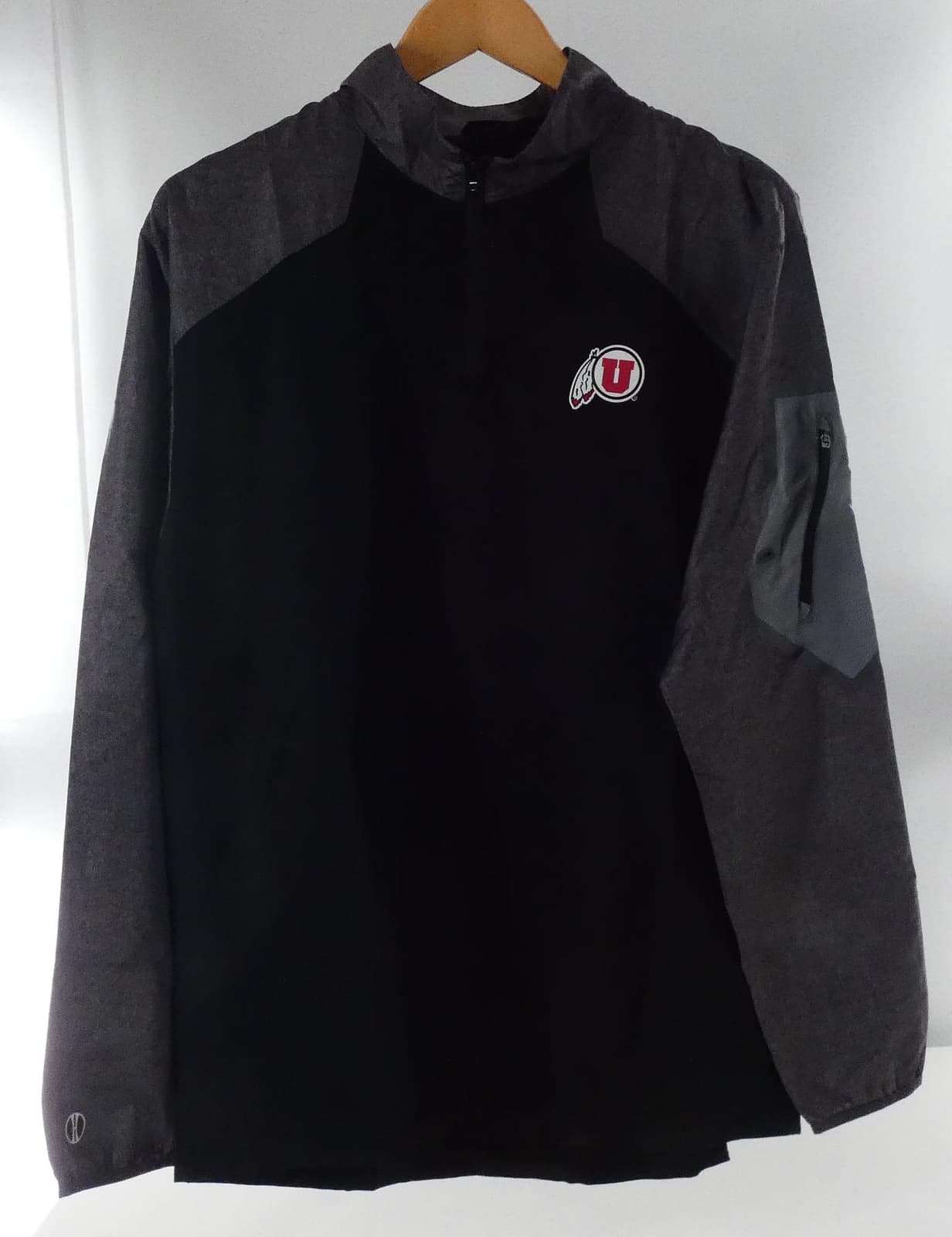 Holloway Utah Utes Performance Hybrid Pullover Aero-Tec Jacket Medium $65 Value - Thumbnail 2