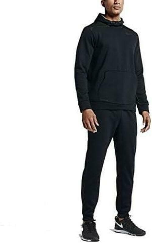 Nike Men's Therma-Sphere Pullover Performance Training Hoodie Medium Black - Thumbnail 5