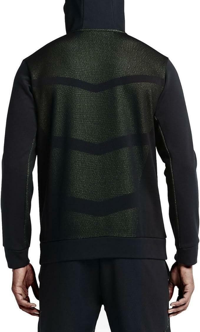 Nike Men's Therma-Sphere Pullover Performance Training Hoodie Medium Black - Thumbnail 3