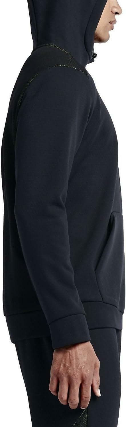 Nike Men's Therma-Sphere Pullover Performance Training Hoodie Medium Black - Thumbnail 4