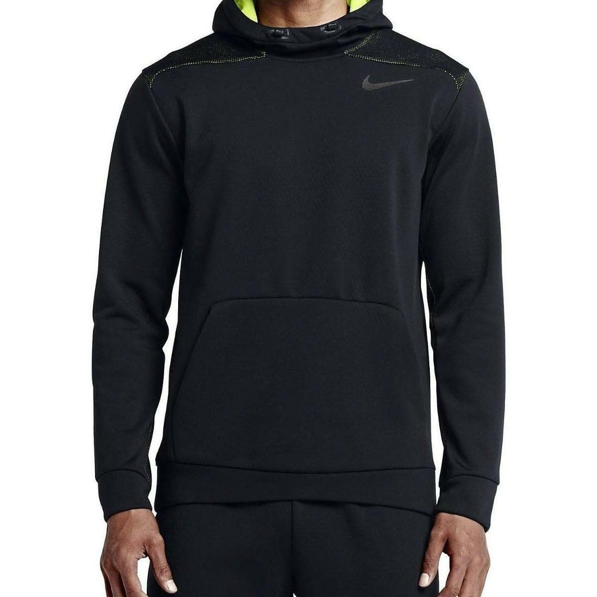 Nike Men's Therma-Sphere Pullover Performance Training Hoodie Medium Black - Thumbnail 2