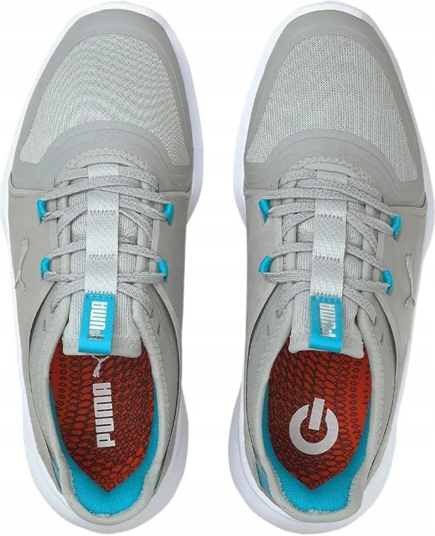 PUMA Women's Ignite Fasten8 PWRStrap Golf Shoe Silver Size 10.5 - Thumbnail 4
