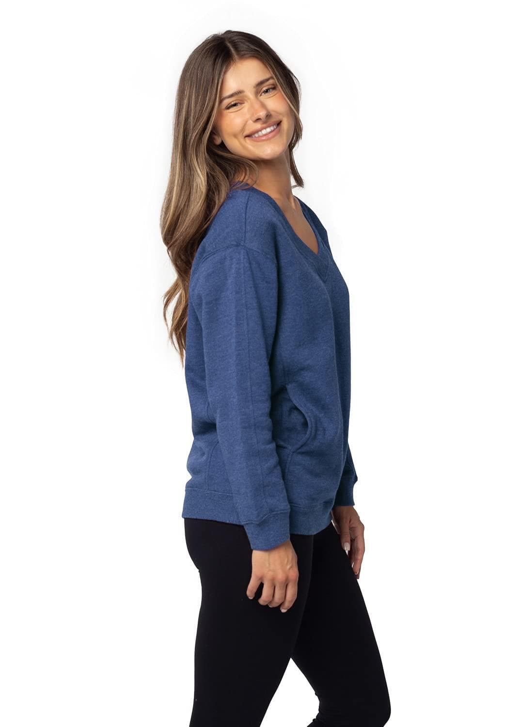 UG Apparel Women's Penn State Nittany Lions Ivy League V-Neck Sweatshirt XL - Thumbnail 2