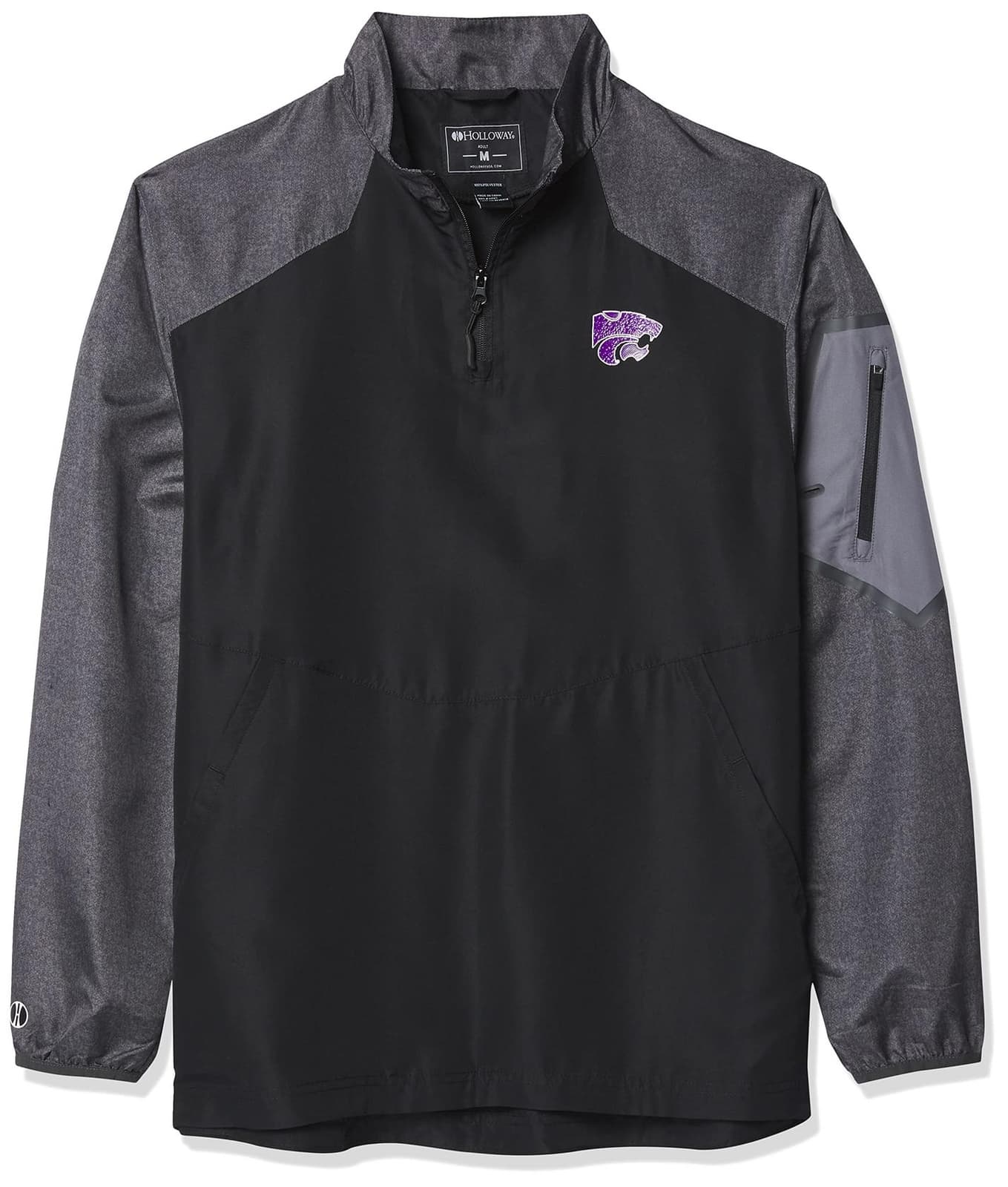 Holloway Kansas State Wildcats Performance Hybrid Pullover Aero-Tec Jacket 2XL - Thumbnail 4