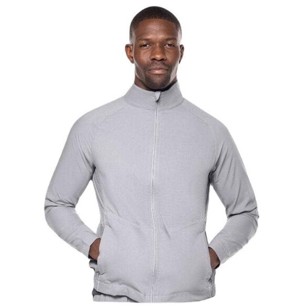 Coolibar UPF 50+ Men's Outpace Sport Sun Protective Jacket Gray 2XL $95 Value - Thumbnail 3