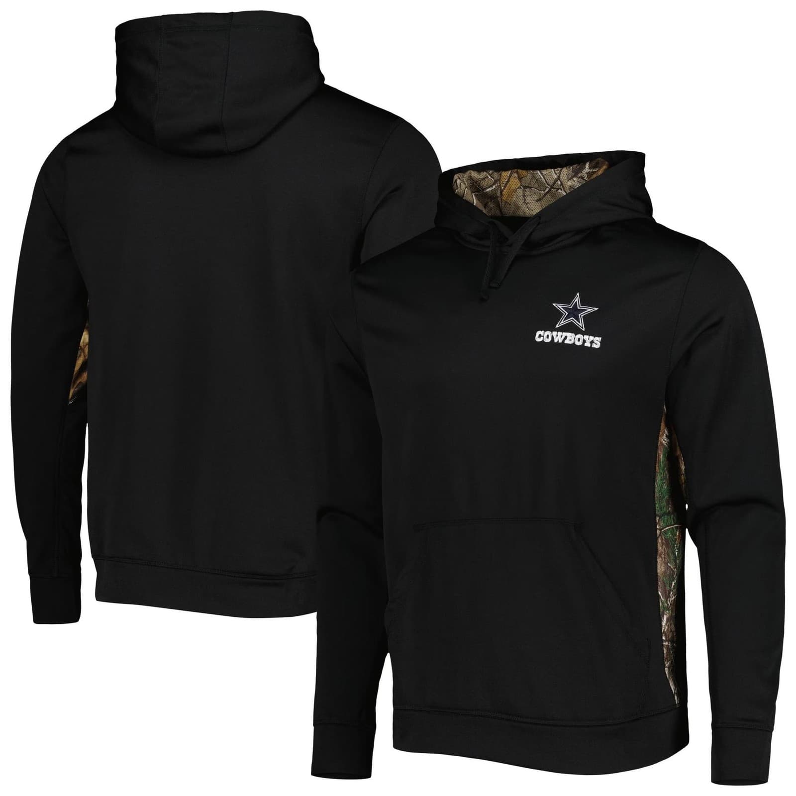 Dunbrooke Dallas Cowboys Realtree Camo Ranger Pullover Hoodie Black Large - Thumbnail 4