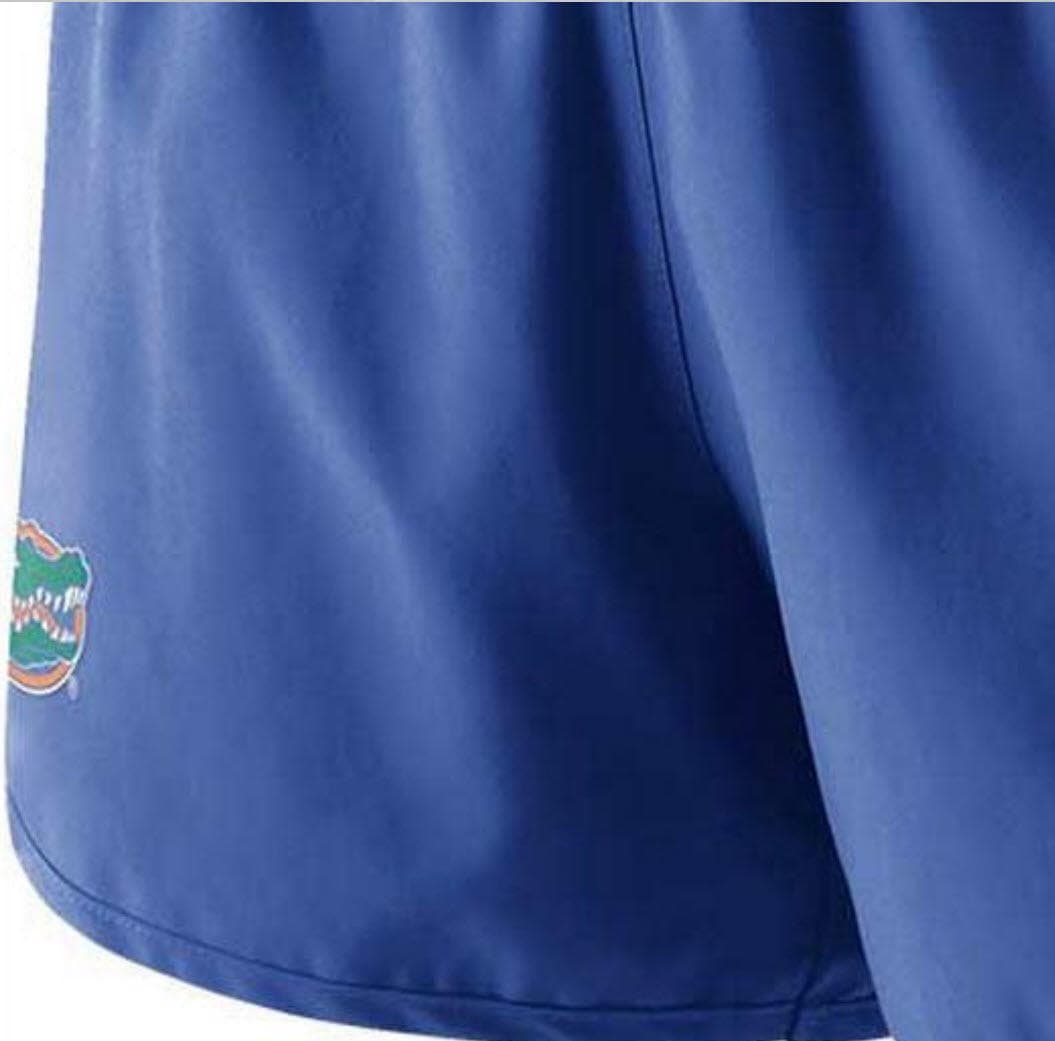 Nike Women's Florida Gators Dri-Fit 10K Athletic Shorts Blue XS S L - Thumbnail 2