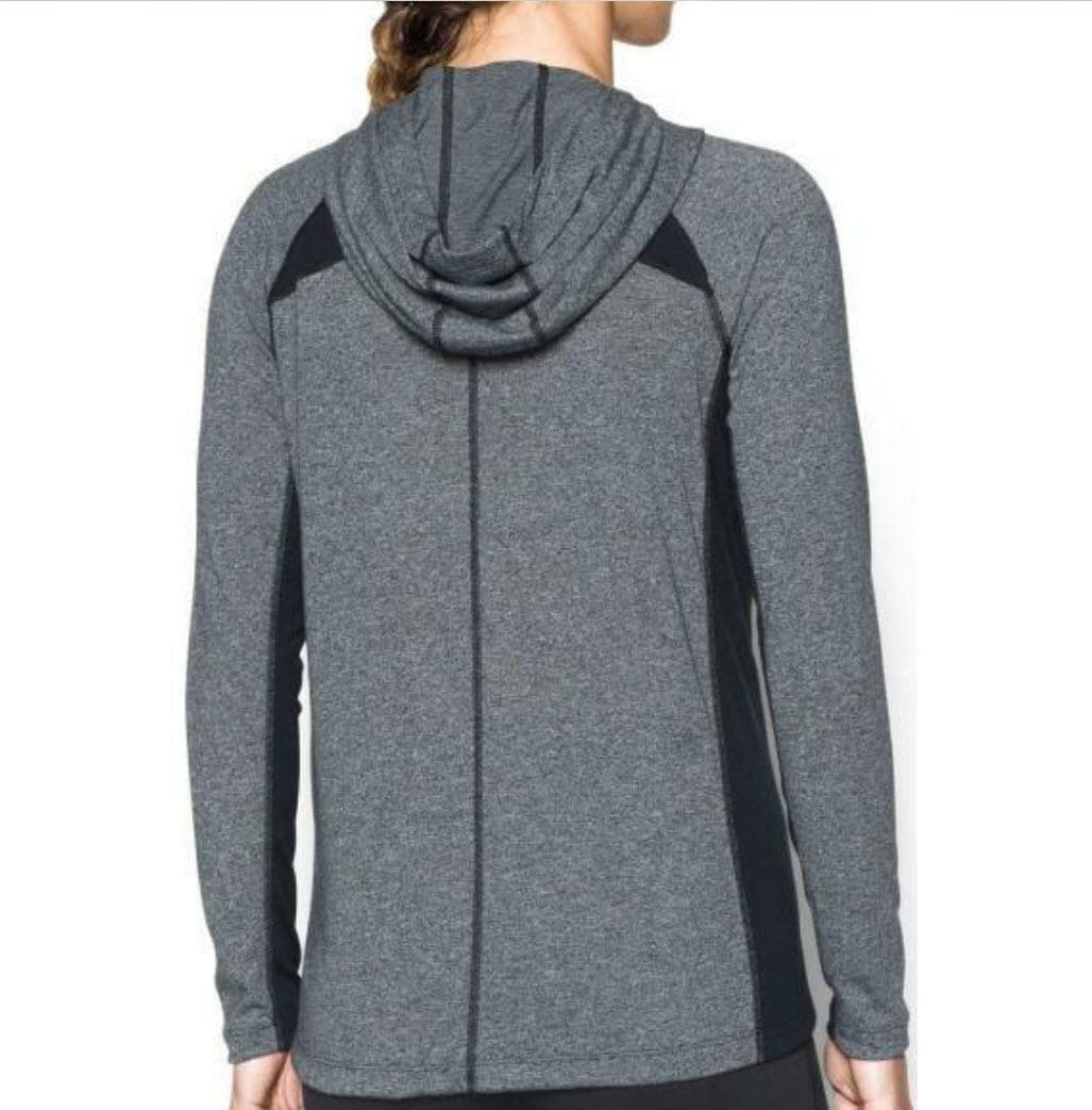 Under Armour Women's Threadborne Train Twist Hoodie Black Small - Thumbnail 2