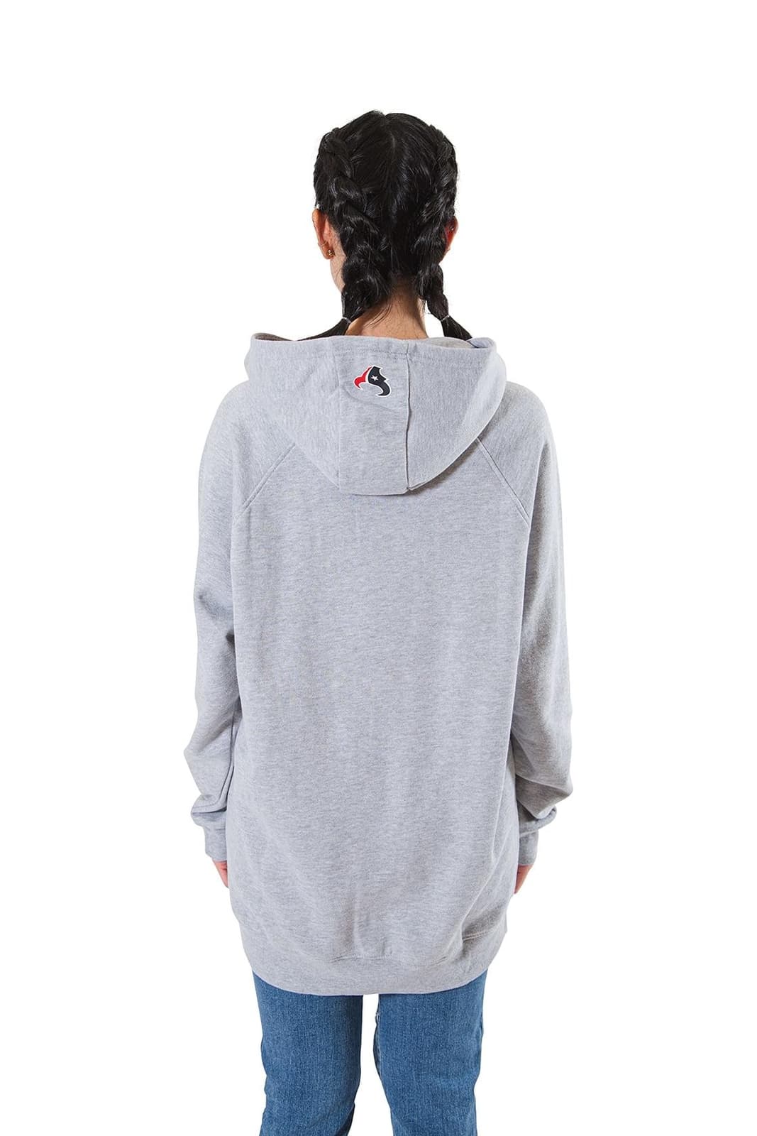 Ultra Game Women's Houston Texans Pullover Hoodie Gray Medium $75 Value - Thumbnail 3